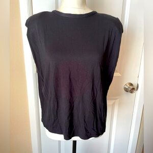 Nasty Gal Black Patted Top Size 6